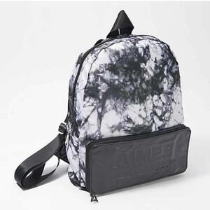 Aimee Kestenberg Nylon Packable Backpack  Leather Trim Tie Dye